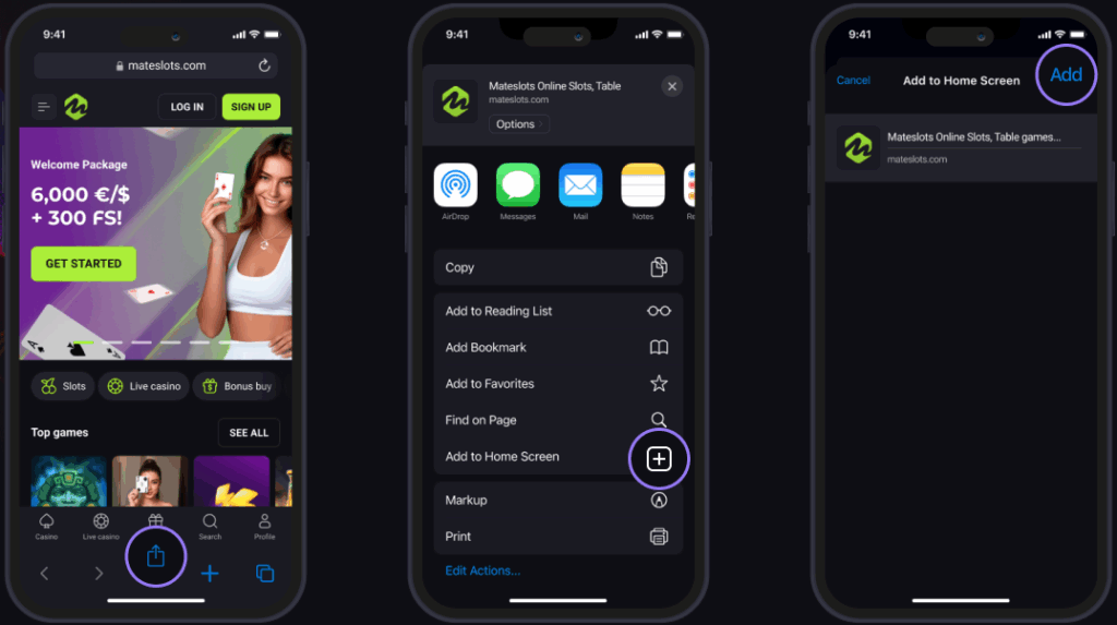 Mateslots app iphone